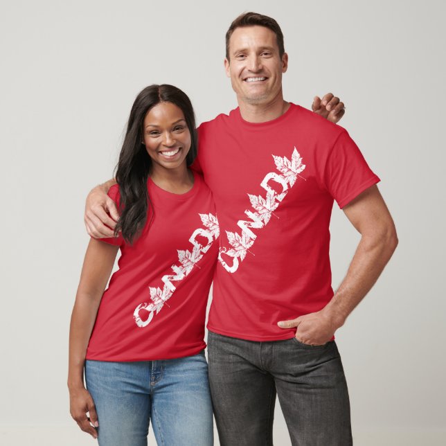 Plus Size Canada Shirt Personalized Retro T-shirts (Unisex)