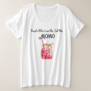 Plus Size Pink & Red Valentines Love Comfy T-Shirt
