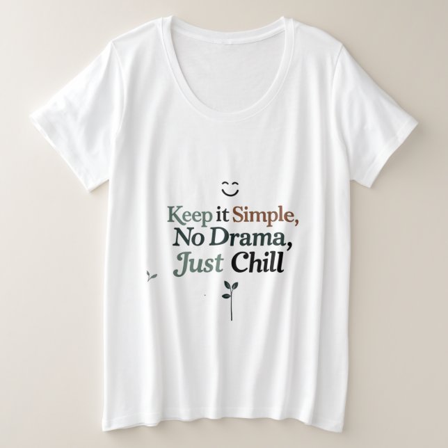 Plus Size T-Shirt for Women (Design Front)