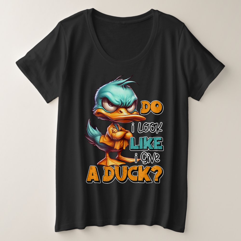 Discover Do I Look Like Give A Duck - Funny Personalized T-Shirt