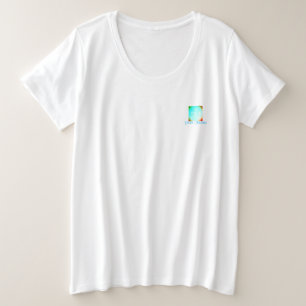 PLUS SIZE TSHIRT WOMENS ART STYLE DESIGN