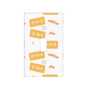 Plus two learning light switch cover
