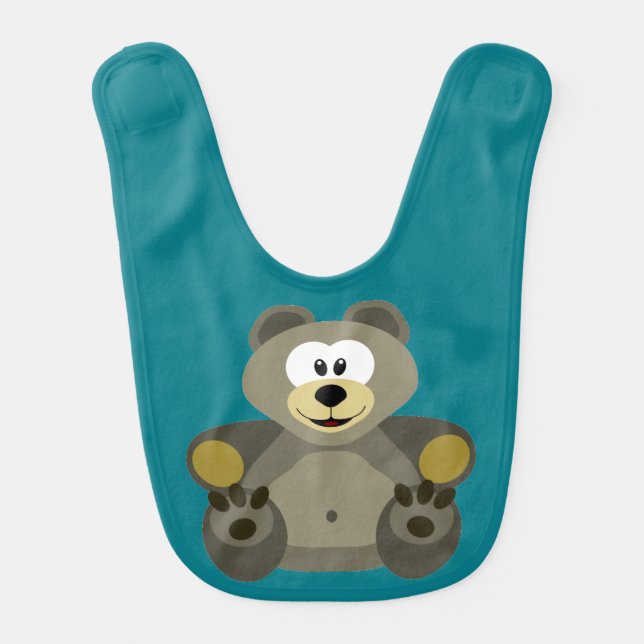 Plush bear bib (Front)