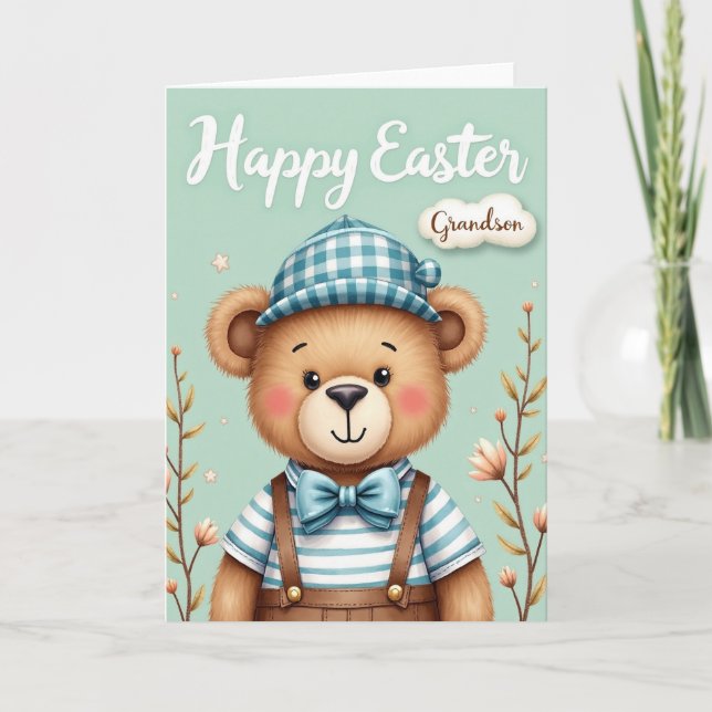 Plush Bear Celebration Card (Front)