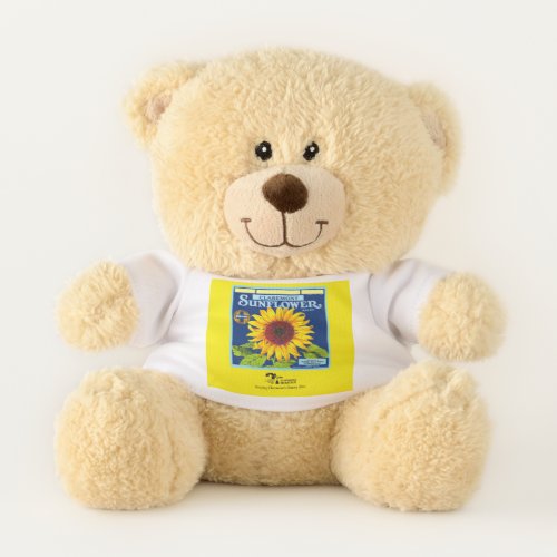 Plush Bear Claremont Sunflower fruit crate label