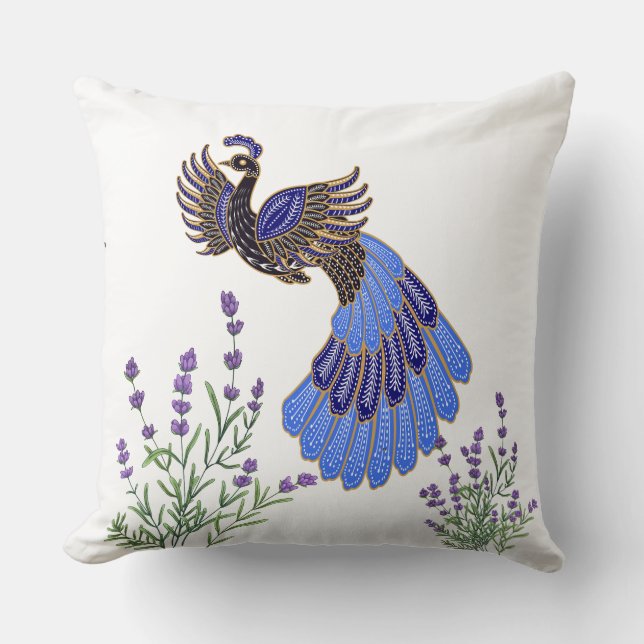 plush bird character pillow (Front)