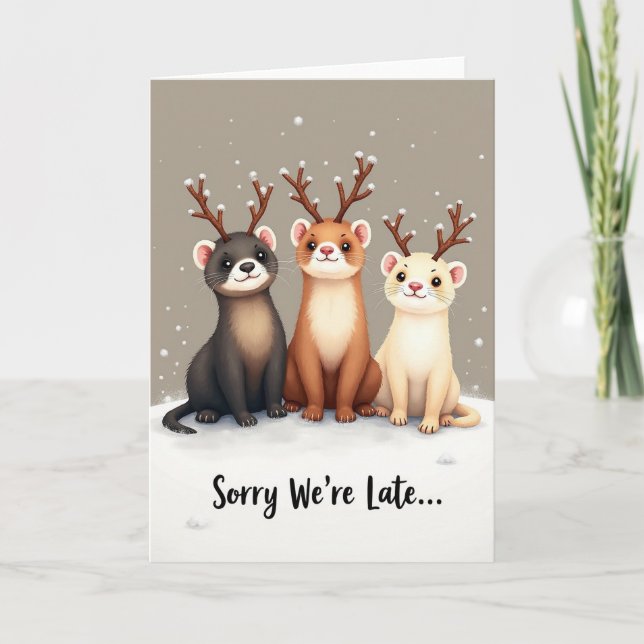 Plush Creatures Christmas Card (Front)