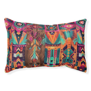 Plush Cyan "Legacy of the Sun Empire" Dog Bed Smal