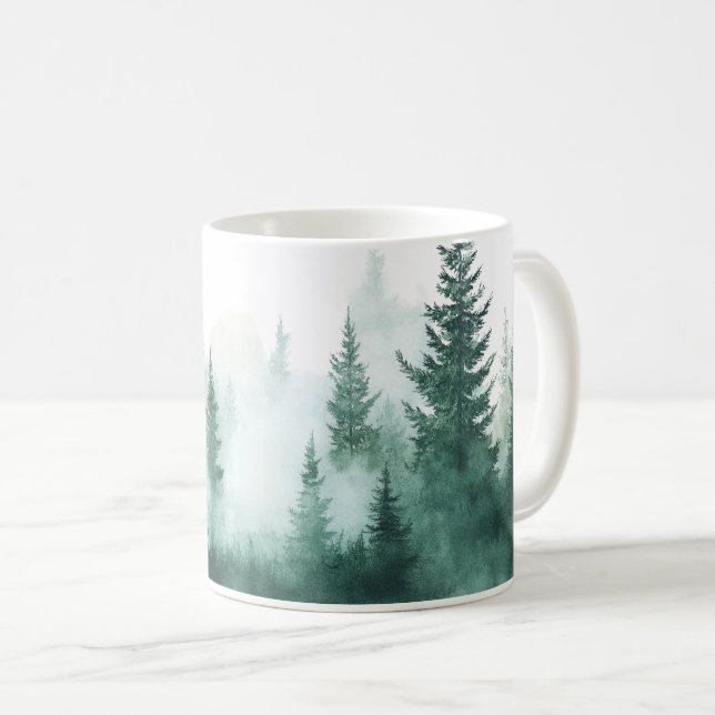 Plush Forest Coffee Mug (Front Right)