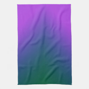 Plush Peacock Ombre Towel