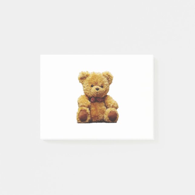 Plush Teddy Bear Post-it Notes (Front)