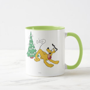 Pluto at Christmas Mug