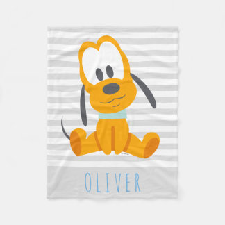Pluto | Baby Pluto - Add Your Name Fleece Blanket