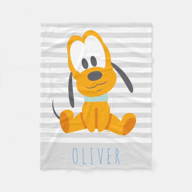 Pluto | Baby Pluto - Add Your Name Fleece Blanket (Front)
