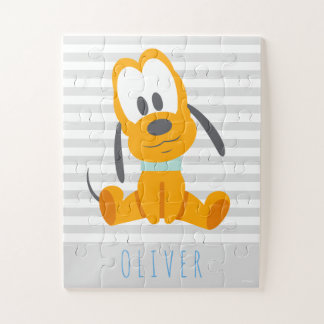 Pluto | Baby Pluto - Add Your Name Jigsaw Puzzle