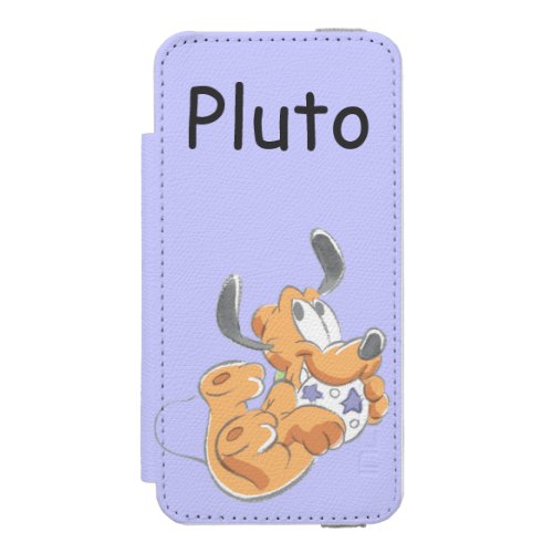 Pluto  Baby Pup Wallet Case For iPhone SE55s