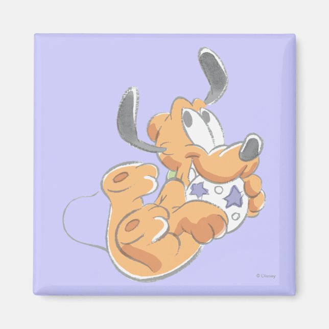 Pluto | Baby Pup Magnet (Front)