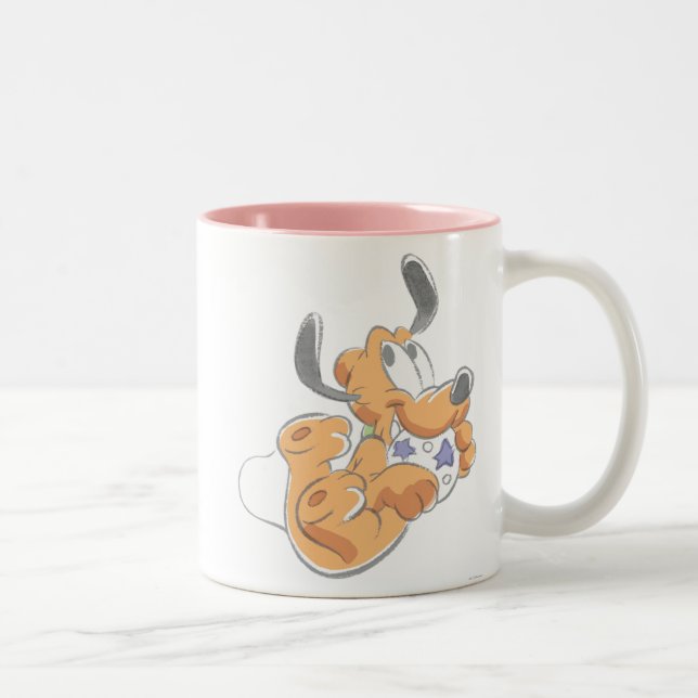 Pluto | Baby Pup Two-Tone Coffee Mug (Right)