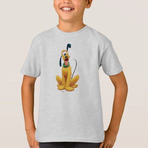 Pluto  Cartoon Front T_Shirt