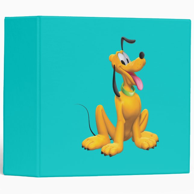 Pluto | Cartoon Side 3 Ring Binder (Front/Spine)