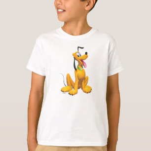 Pluto   Cartoon Side T-Shirt