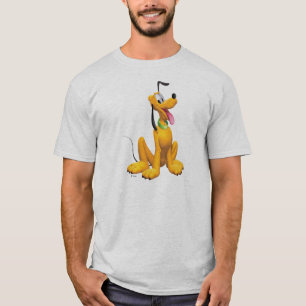 Pluto   Cartoon Side T-Shirt
