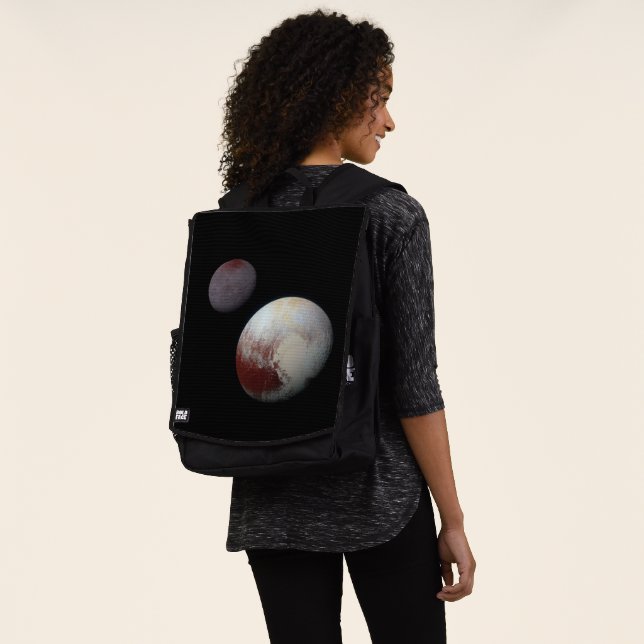 Pluto & Charon 9th or Dwarf Planet Solar System Backpack (Worn)