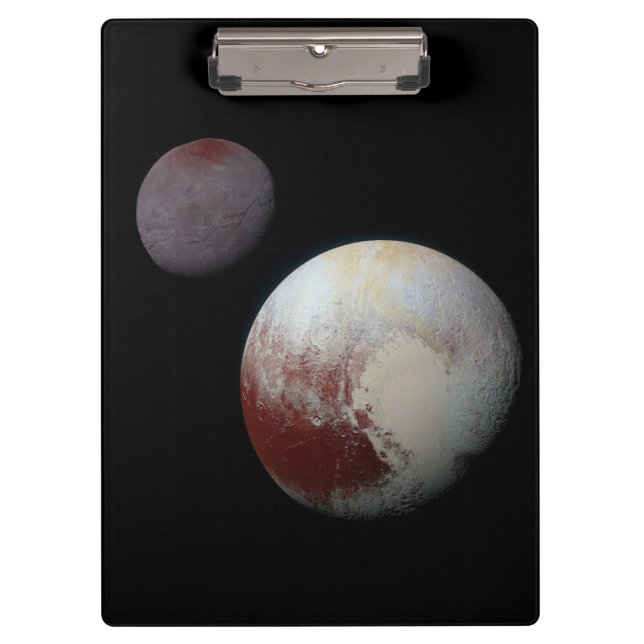 Pluto & Charon 9th or Dwarf Planet Solar System Clipboard (Front)