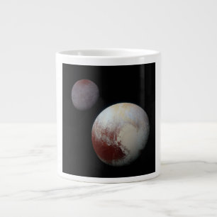 Pluto & Charon 9th or Dwarf Planet Solar System Giant Coffee Mug