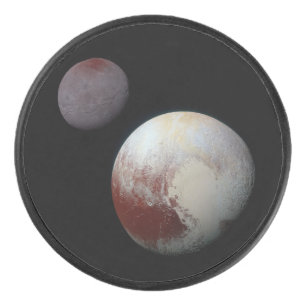 Pluto & Charon 9th or Dwarf Planet Solar System Hockey Puck