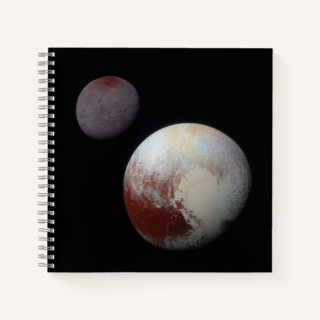 Pluto & Charon 9th or Dwarf Planet Solar System Notebook (Front)