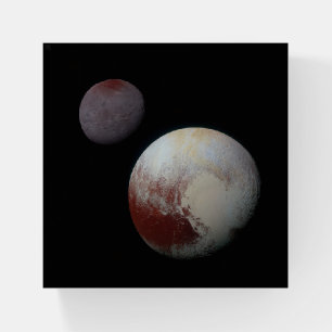 Pluto & Charon 9th or Dwarf Planet Solar System Paperweight