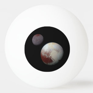 Pluto & Charon 9th or Dwarf Planet Solar System Ping Pong Ball