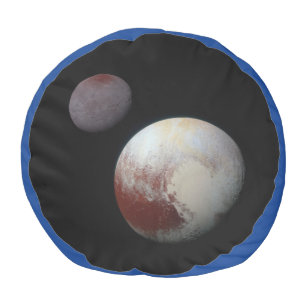 Pluto & Charon 9th or Dwarf Planet Solar System Pouf