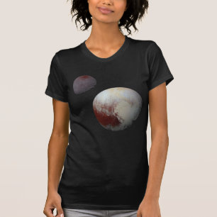 Pluto & Charon 9th or Dwarf Planet Solar System T-Shirt