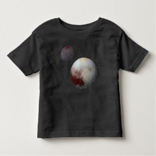 Pluto & Charon 9th or Dwarf Planet Solar System Toddler T-shirt