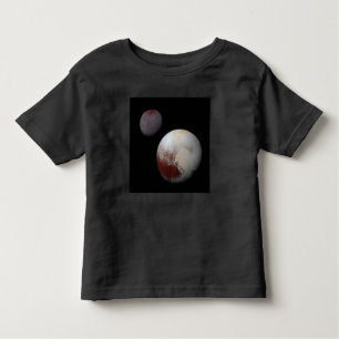 Pluto & Charon 9th or Dwarf Planet Solar System Toddler T-shirt