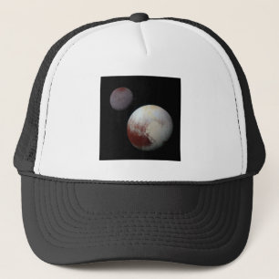 Pluto & Charon 9th or Dwarf Planet Solar System Trucker Hat