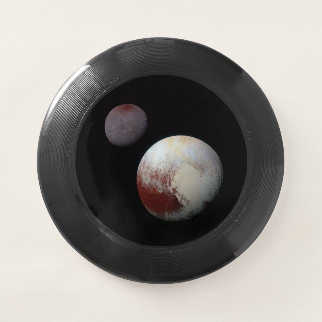 Pluto & Charon 9th or Dwarf Planet Solar System Wham-O Frisbee (Front)