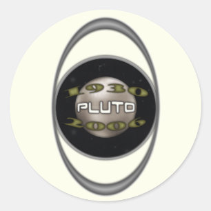 Pluto Commemorative 1930-2006 Classic Round Sticker