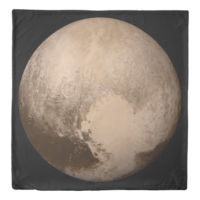 Pluto Duvet Cover (Front)