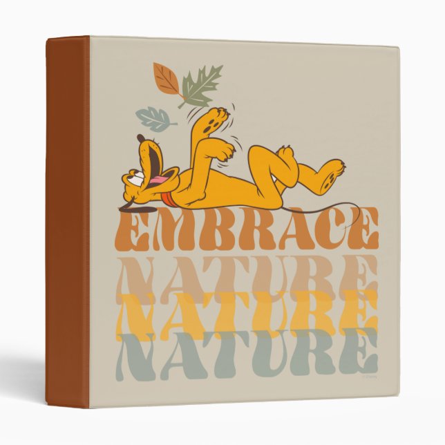 Pluto | Embrace Nature 3 Ring Binder (Front/Spine)