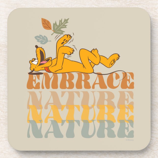 Pluto | Embrace Nature Beverage Coaster (Front)