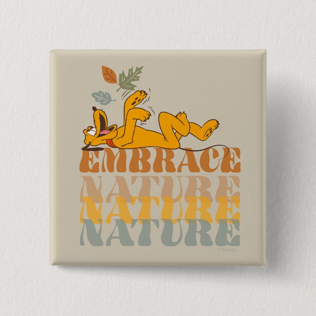 Pluto | Embrace Nature Button (Front)
