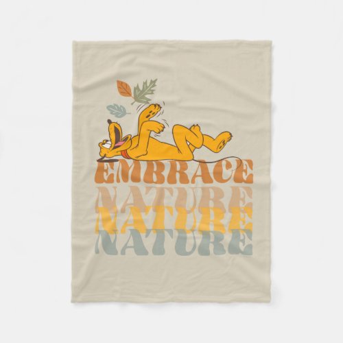 Pluto  Embrace Nature Fleece Blanket