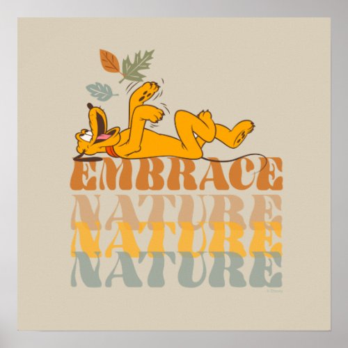 Pluto  Embrace Nature Poster