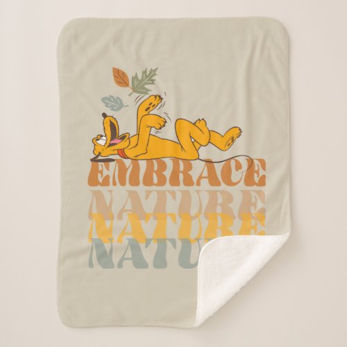 Pluto  Embrace Nature Sherpa Blanket
