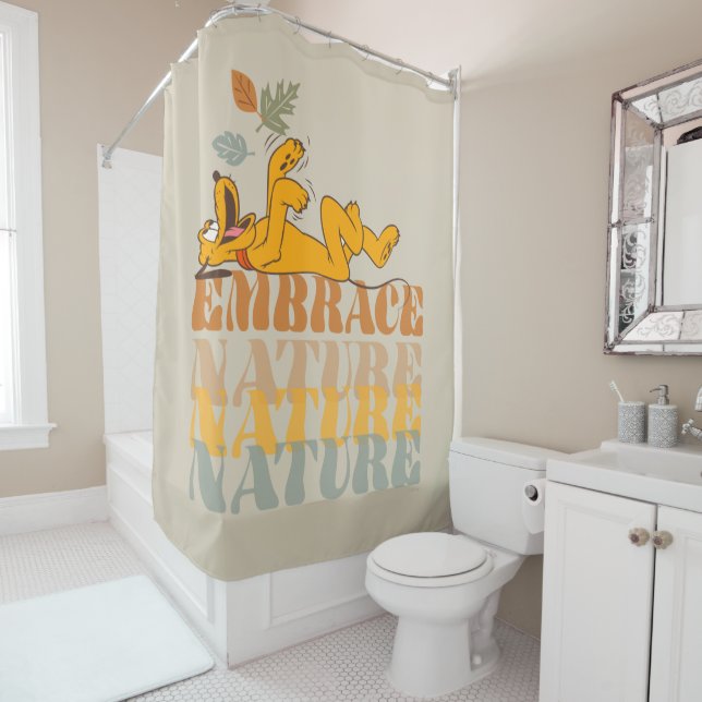 Pluto | Embrace Nature Shower Curtain (In Situ)