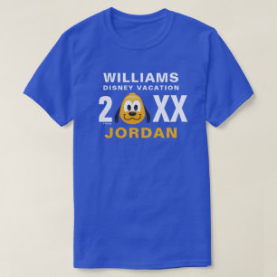 Pluto Emoji   Family Vacation and Year T-Shirt