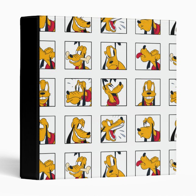 Pluto Expression Grid 3 Ring Binder (Front/Spine)
